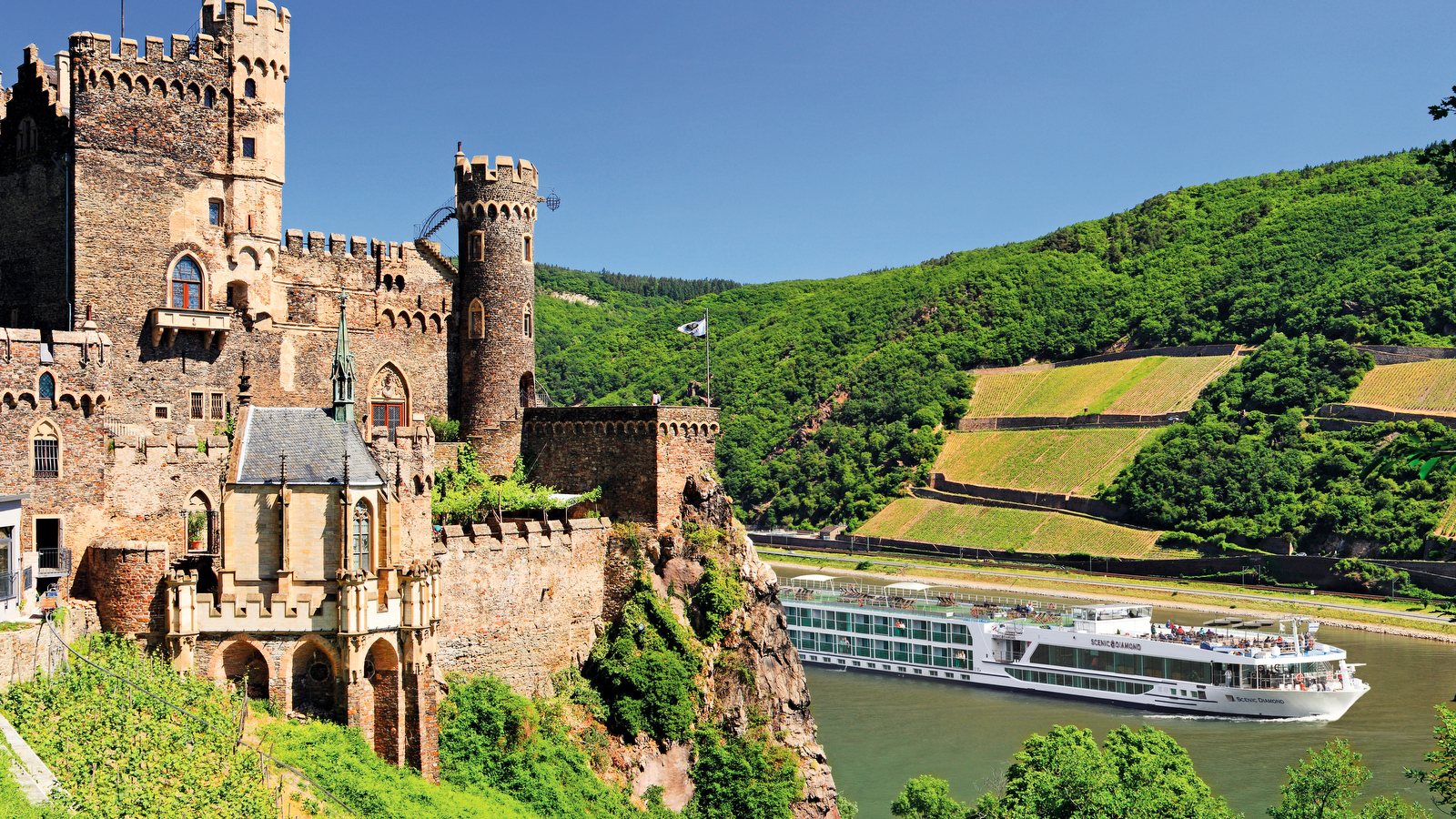 Scenic Diamond by Rheinstein Castle